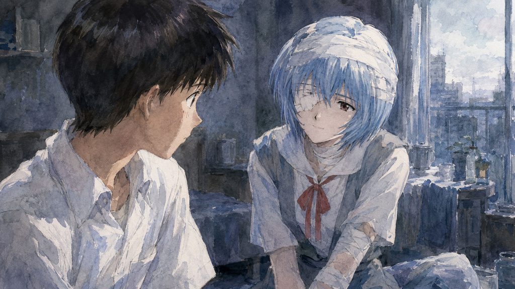 シンジと綾波レイ