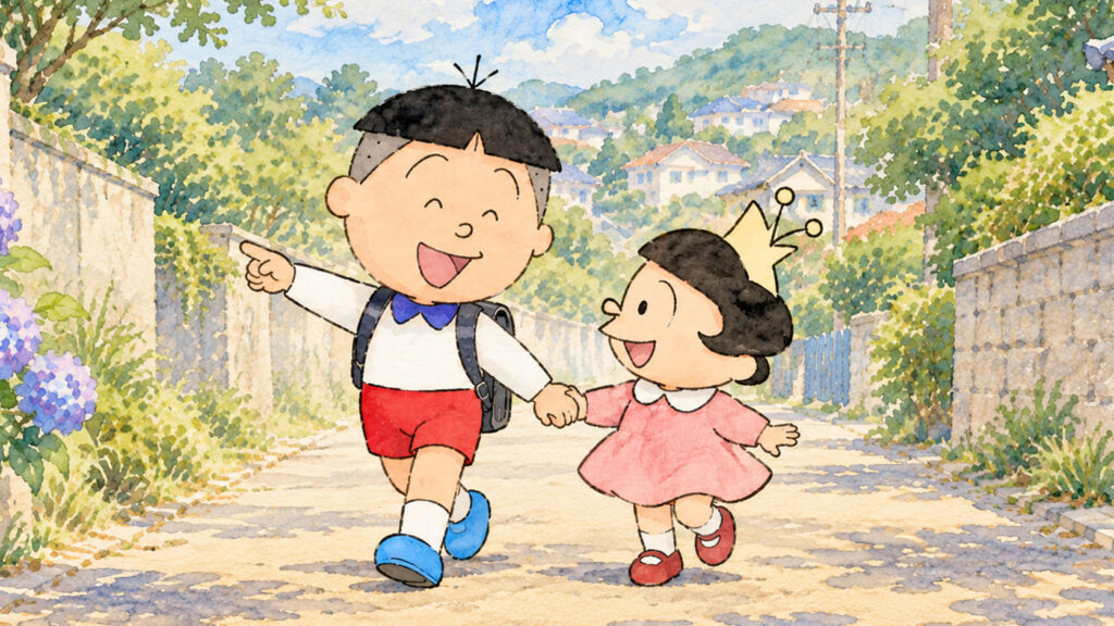 タラちゃんとヒトデちゃん