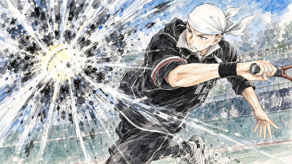 波動球を撃つ石田鉄